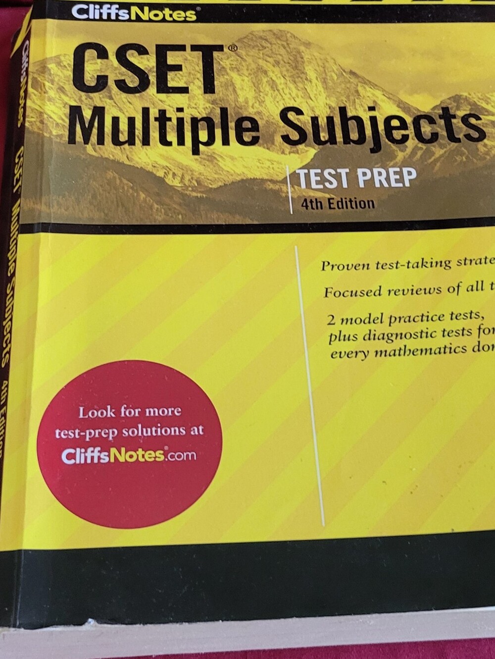 CliffsNotes CSET Multiple Subjects Test Prep 4th Edition